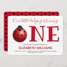 我々の小さなラディバグが1つ最初の誕生日