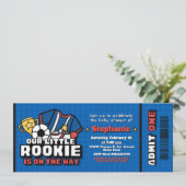 我々の小さなルーキーは途中チケット 招待状 (スタンド正面)