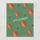 我々の小さなルーキーサッカー予算の最初の誕生日 (裏面)