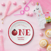 我々の小さなレディバグ1の最初の誕生日パーティー ペーパープレート (パーティー)