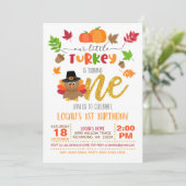 我々の小さな七面鳥が一転しつつある – WD 招待状 (スタンド正面)