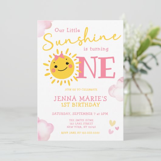 我々の小さな太陽の光が一つ回っている 招待状 (スタンド正面)