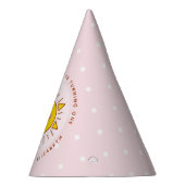 我々の小さな太陽の光が1人の女の子の誕生日 パーティーハット (右)