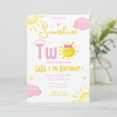 我々の小さな太陽の光は二つの誕生日を回している 招待状 (スタンド正面)