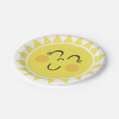 我々の小さな太陽の光 ペーパープレート (アングル)