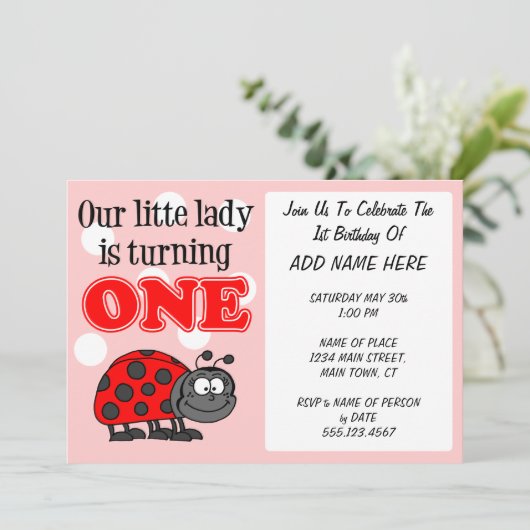 我々の小さな女性が一人を回している 招待状 (スタンド正面)