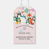 我々の小さな子犬 | 北極動物赤ちゃんシャワー ギフトタグ (正面)