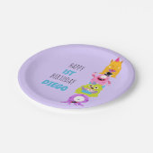 我々の小さな怪物は1つの招待状を ペーパープレート (アングル)