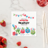 我々の小さな怪物 |誕生日パーティー スタンダードカクテルナプキン (インサイチュ)