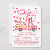 我々の小さな恋人が一つの招待状を回す 招待状 (正面)