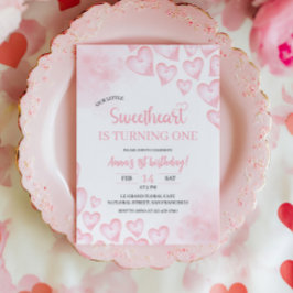 我々の小さな恋人が一つの誕生日を回す 招待状