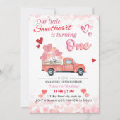 我々の小さな恋人が一人を回している 招待状 (正面)