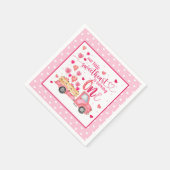 我々の小さな恋人はナプキンを一つ回している スタンダードカクテルナプキン (角)