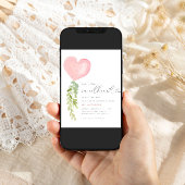 我々の小さな恋人 |バレンタインの赤ちゃんシャワー 招待状