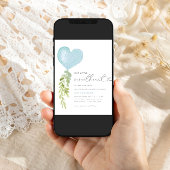 我々の小さな恋人 | Boys Valentine Baby Shower 招待状