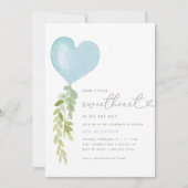 我々の小さな恋人 | Boys Valentine Baby Shower 招待状 (正面)