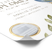 我々の小さな探検家 |アドベンチャーが赤ちゃんシャワーを待つ ポスター (角)