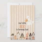 我々の小さな本は二つになった | ハロウィーン誕生日 招待状 (裏面)