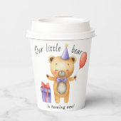 我々の小さな熊は一つの子供の誕生日を回している 紙コップ (裏面)