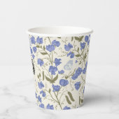 我々の小さな甘いエンドウ豆が一つ回っている 紙コップ (裏面)