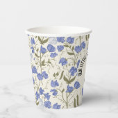 我々の小さな甘いエンドウ豆が一つ回っている 紙コップ (正面)