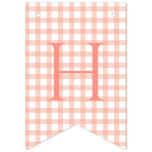 我々の小さな甘いピーチワンベビーファースト誕生日 バンティングフラッグ (第2の旗)