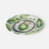 我々の小さな豆を紹介! ペーパープレート (アングル)