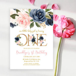 我々の小さな赤ん坊の女の子はONE招待状 招待状