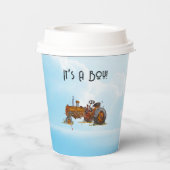 我々の小さな運転手に乾杯 紙コップ (裏面)