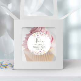 我々の小さな野花が一つになって感謝する ラウンドシール