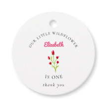 我々の小さな野花の最初の誕生日のフローラ ミニマル