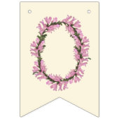 我々の小さな野花 – エレガントフローラ装飾 バンティングフラッグ (第2の旗)