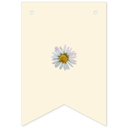 我々の小さな野花 – エレガントフローラ装飾 バンティングフラッグ (第1の旗)