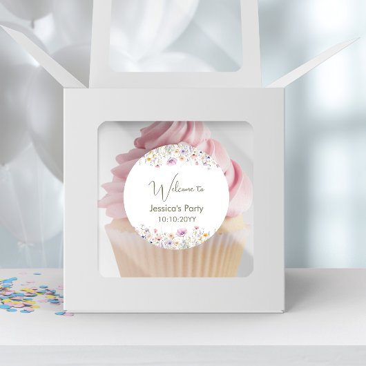 我々の小さな野草の旋盤にようこそ ラウンドシール