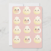 我々の小さな餃子はほとんど赤ちゃんシャワー 招待状 (裏面)