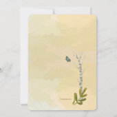 我々の小さな鹿のバースデーパーティ招待状 招待状 (裏面)