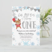 我々の小さな鹿は冬の誕生日 招待状 (スタンド正面)