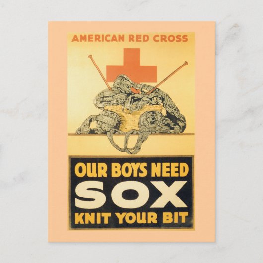我々の少年たちはソックスが必要 ポストカード (正面)