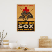 我々の少年たちはソックス赤十字世界大戦が必要2 ポスター (キッチン)