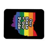 我々の州のプライド |オハイオ マグネット (横)