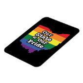 我々の州のプライド |オハイオ マグネット (左側)