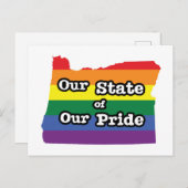 我々の州のプライド |オレゴン ポストカード (正面/裏面)