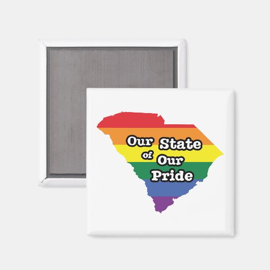 我々の州のプライド |サウスカロライナ マグネット (正面/裏面)