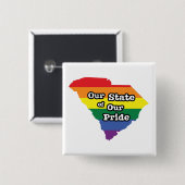 我々の州のプライド |サウスカロライナ 缶バッジ (正面&裏面)