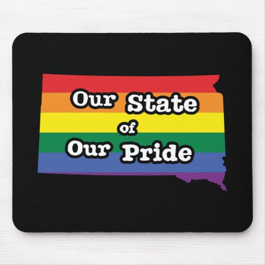 我々の州のプライド |サウスダコタ マウスパッド (正面)