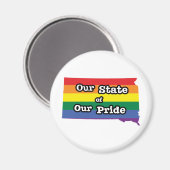 我々の州のプライド |サウスダコタ マグネット (正面/裏面)