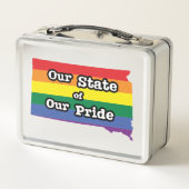 我々の州のプライド |サウスダコタ メタルランチボックス (裏面)