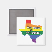 我々の州のプライド |テキサス州 マグネット (正面/裏面)