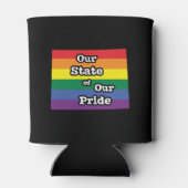 我々の州のプライド |ワイオミング 缶クーラー (裏面)
