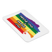 我々の州のプライド |ワシントン マグネット (右側)